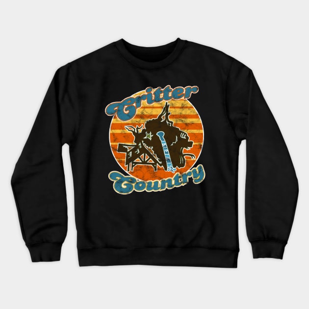 Splash Mountain / Critter Country Vintage 70's Distressed Crewneck Sweatshirt by kruk